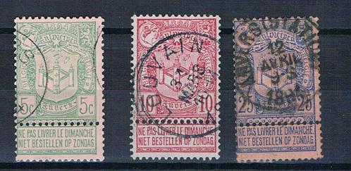 OCB 68/70 gestempeld, Postzegels en Munten, Postzegels | Europa | België, Gestempeld, Overig, Overig, Gestempeld, Ophalen of Verzenden