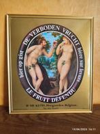 Advertentie DE VERBODEN FRUIT VAN HOEGAARDEN bier., Ophalen of Verzenden, Zo goed als nieuw, Reclamebord