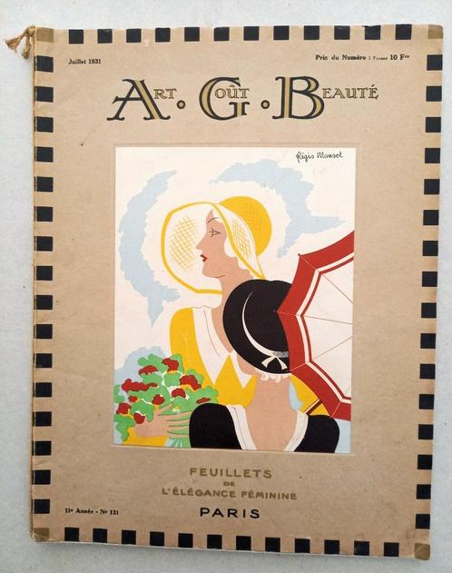 AGB Art Gout Beauté Octobre 1931 #131 Art Deco Mode, Antiquités & Art, Antiquités | Livres & Manuscrits, Enlèvement ou Envoi