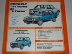 revue technique renault R9 R11 turbo de 1984-1988, Ophalen of Verzenden