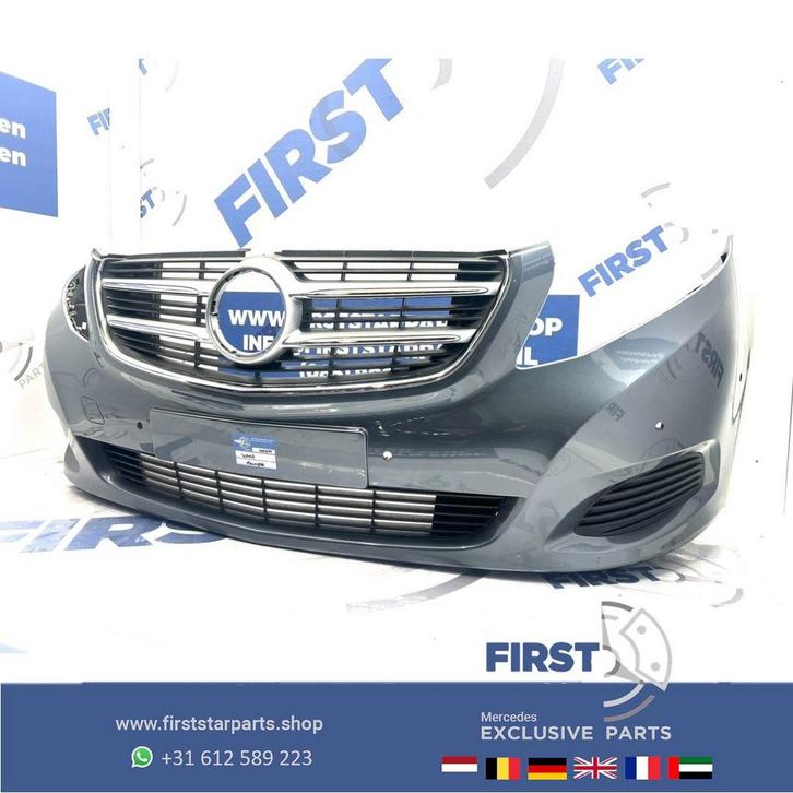 W447 BUMPER Mercedes V KLASSE / VITO VOORBUMPER COMPLEET ZWA, Auto-onderdelen, Carrosserie, Bumper, Mercedes-Benz, Voor, Gebruikt