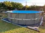 Zwembad 5,5m doorsnee, Jardin & Terrasse, Piscines, 120 cm ou plus, Rond, Utilisé, Enlèvement ou Envoi