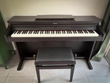 Digitale Piano Roland., Musique & Instruments, Pianos, Brillant, Comme neuf, Brun, Enlèvement