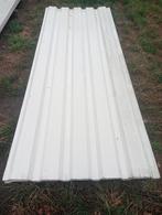 200 m2 metalen golfplaten tussen de 420cm en de 185cm lang, Doe-het-zelf en Bouw, Gebruikt, 15 m² of meer, Metaal, Rood
