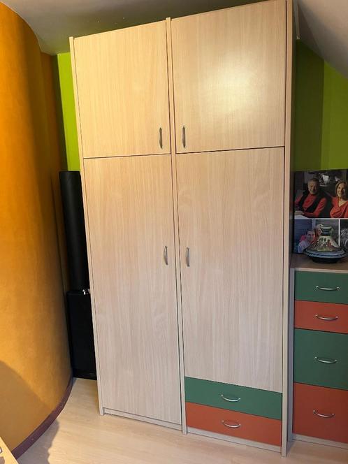 Volledige slaapkamer jeugd 8-delig, Huis en Inrichting, Slaapkamer | Complete slaapkamers, Gebruikt, Eenpersoons, Ophalen