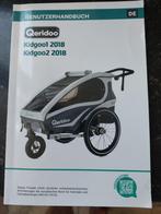 Fietskar voor 2 kinderen, Verstelbare duwstang, Zo goed als nieuw, Ophalen, Kinderwagen