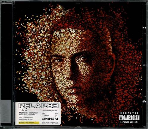 Eminem - Relapse, CD & DVD, CD | Hip-hop & Rap, Comme neuf, 2000 à nos jours, Enlèvement ou Envoi