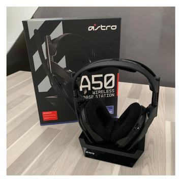ASTRO A50 WIRELESS HEADSET | ZWART, Casque gamer, Comme neuf, Enlèvement, Over-ear