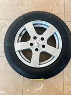 Winterbanden + Aluminium Velgen, Autos : Pièces & Accessoires, Pneus & Jantes, 15 pouces, Pneus hiver, Véhicule de tourisme, Enlèvement