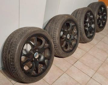 4 jantes alu 17" Ford Scorpio, entraxe 5x112, Pneus été, 17 pouces, Enlèvement, Utilisé