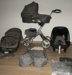 Stokke Xplory melange gray Kinderwagen 3-in-1 Compleet Set, Comme neuf, Enlèvement ou Envoi, Couverture pieds