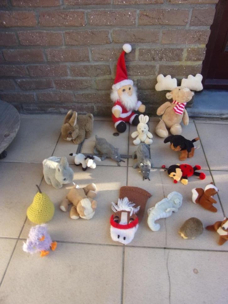 20 KLEINE KNUFFELFIGUURTJS, Kinderen en Baby's, Speelgoed | Knuffels en Pluche, Gebruikt, Overige typen, Ophalen of Verzenden