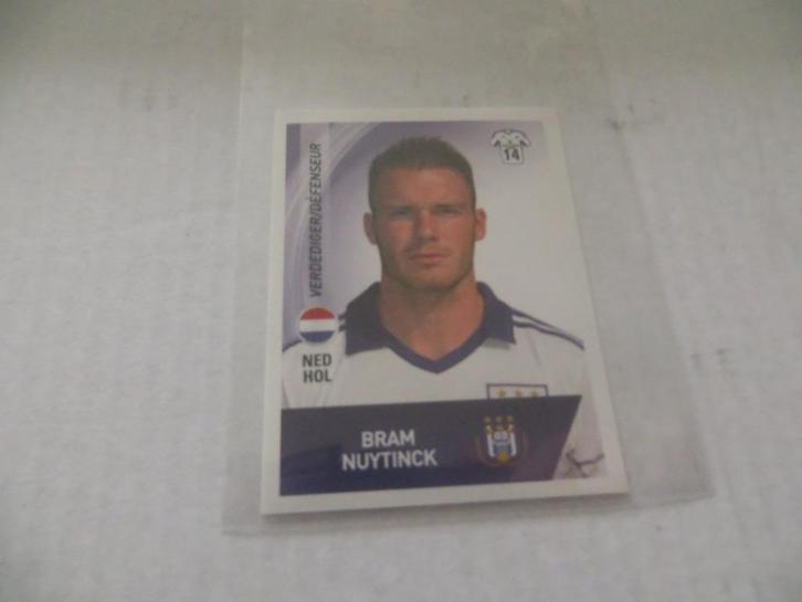 Panini ANDERLECHT 2014 Nuytinck zeldzaam, Verzamelen, Sportartikelen en Voetbal, Nieuw, Ophalen of Verzenden
