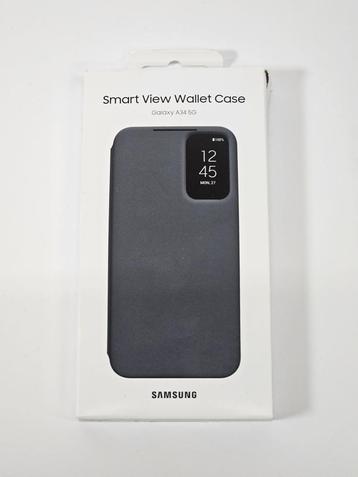 Samsung Galaxy A34 5G Smart View Wallet Cover Zwart beschikbaar voor biedingen