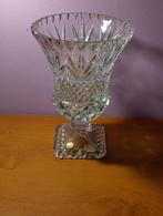 Vase en cristal Bleikristall MCM Bavaria 24% de plomb H 23cm, Antiquités & Art, Enlèvement