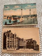 Twee postkaarten Luik, Affranchie, Enlèvement ou Envoi, Avant 1920, Liège