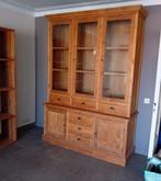 Vitrinekast Teak, Huis en Inrichting, Kasten | Buffetkasten, Ophalen, Zo goed als nieuw