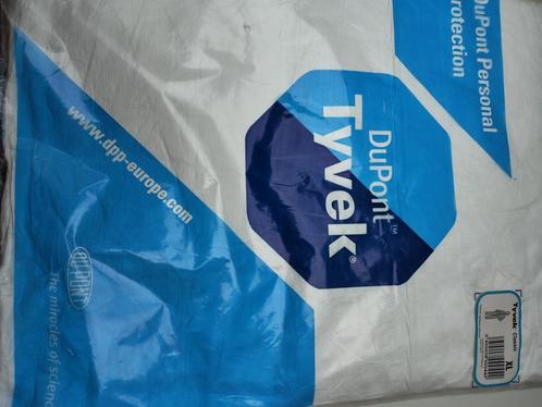 10 st wegwerp overall " DUPONT TYVEK" maat XL, Doe-het-zelf en Bouw, Veiligheidskleding, Nieuw, Ophalen of Verzenden
