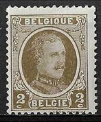 Belgique OPC 191-V6 S.M. le Roi Albert Ier *, Trace d'autocollant, Enlèvement ou Envoi, Non oblitéré, Maison royale