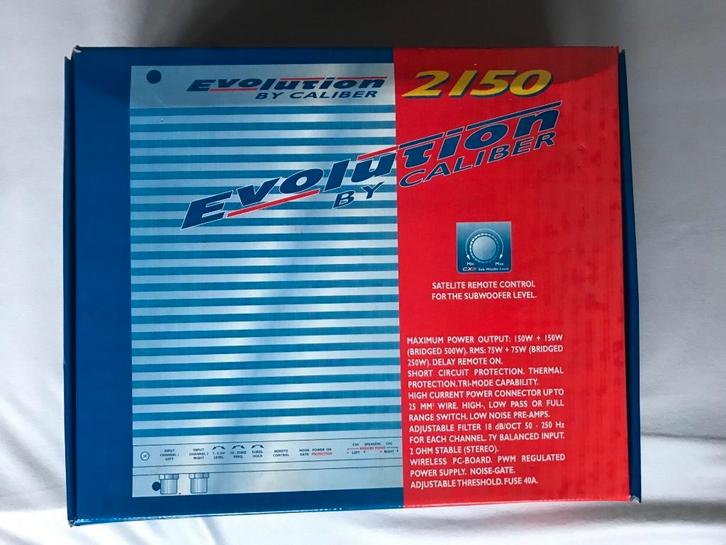 Vintage high-end Caliber CA 2150 versterker, Autos : Divers, Haut-parleurs voiture, Enlèvement