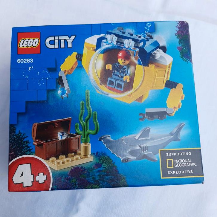 LEGO CITY 60263 MINI-DUIKBOOT +HAAI *NEW* ZELDZAAM*SEALED, Kinderen en Baby's, Speelgoed | Duplo en Lego, Nieuw, Lego, Complete set