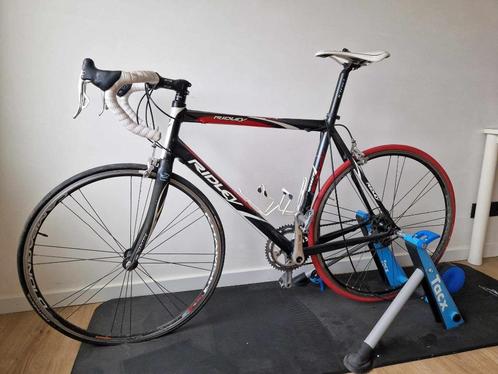 ridley compact met tacx, Fietsen en Brommers, Fietsen | Racefietsen, Gebruikt, Overige merken, Carbon, 53 tot 57 cm, Ophalen