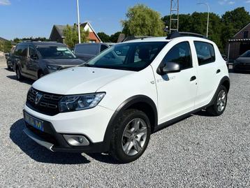 Dacia Sandero Stepway 0.9 TCe Navigatie * 12 m garantie *, Auto's, Dacia, Voorwielaandrijving, 898 cc, Stof, Wit