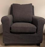 IKEA Grönlid fauteuil – Antracietgrijs, Ophalen, 75 tot 100 cm, Zo goed als nieuw, Stof