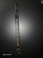 Bracelet en cuir noir marque Fossil, Ophalen, Zo goed als nieuw