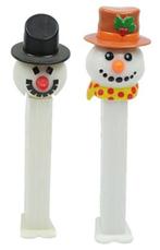 2 distributeurs PEZ Snowman / Bonhomme de neige , Collections, Comme neuf, Enlèvement ou Envoi