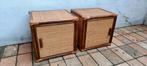 Tables chevet bambou 1970, Maison & Meubles, Chambre à coucher | Tables de chevet, Comme neuf, Enlèvement ou Envoi