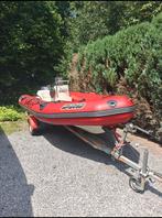 Zodiac 420 PRO 7 met motor en trailer, Watersport en Boten, Ophalen, Gebruikt, 30 tot 50 pk, Benzine
