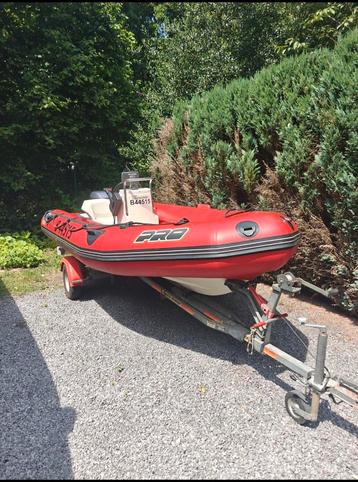 Zodiac 420 PRO 7 met motor en trailer  beschikbaar voor biedingen