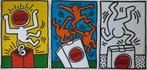 Keith Haring - Lucky Strike - Set van 3, Antiek en Kunst, Kunst | Litho's en Zeefdrukken, Verzenden