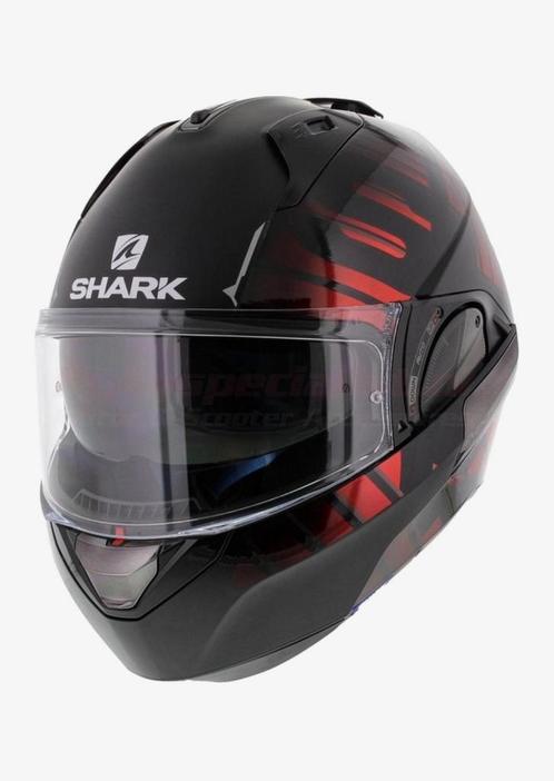 Helm Shark Evo One 2 Lithion Rood/zwart/chroom, Motoren, Kleding | Motorhelmen, Heren, Integraalhelm, M, Shark, Nieuw zonder kaartje