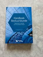 NIEUW: HANDBOEK Bestuurskunde, Enlèvement, Neuf