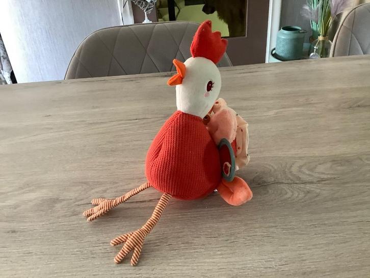 Baby speelgoed pluche kip character (Rammelaar) (28 cm), Kinderen en Baby's, Speelgoed | Babyspeelgoed, Zo goed als nieuw, Rammelaar