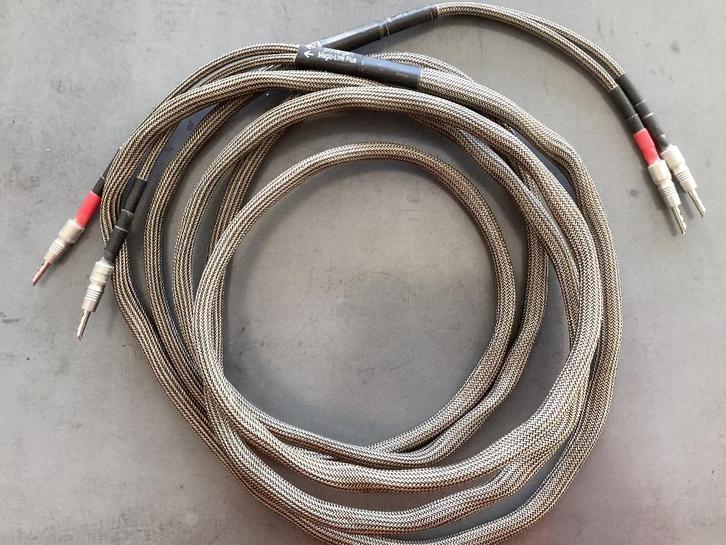 John van Gent magic link reference plus speaker cables, Audio, Tv en Foto, Audiokabels en Televisiekabels, Gebruikt, Luidsprekerkabel