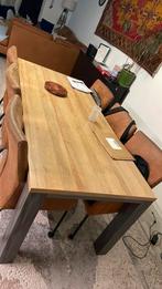 Eettafel 6personen, Huis en Inrichting, Overige materialen, Gebruikt, 200 cm of meer, Vijf personen of meer