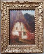 ZIEM - TAFEL BARBIZON 1850 - HUISJE IN HET BOS, Verzenden