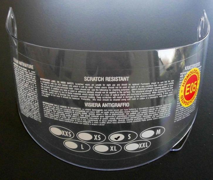 AGV E1 MOTORhelm Vizier Maat: S NIEUW, Motoren, Kleding | Motorhelmen, Heren, S, AGV, Nieuw zonder kaartje, Ophalen of Verzenden