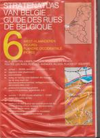 CARTE DE LA BELGIQUE FLANDRE OCCIDENTALE, Livres, Atlas & Cartes géographiques, Carte géographique, Utilisé, Enlèvement ou Envoi