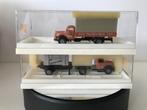 BREKINA - MAGIRUS TRUCK + MERCEDES TRUCK - 1/87, Verzenden, Nieuw, Bus of Vrachtwagen, Brekina