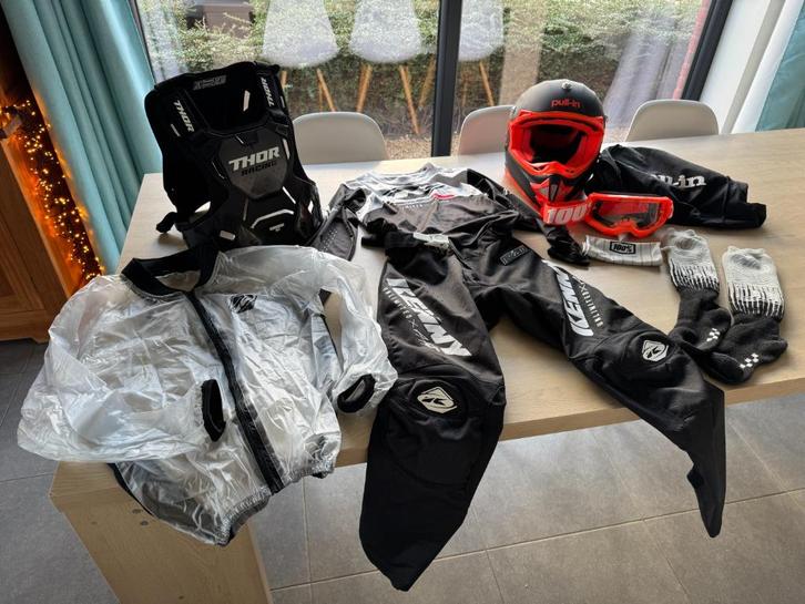 Motorcross kledij 10-11j, Motoren, Kleding | Motorkleding, Motorcrosskleding, Kinderen, Tweedehands, Ophalen of Verzenden