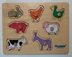 nieuwe houten puzzel boerderijdieren, Ophalen of Verzenden, Nieuw, Overige typen