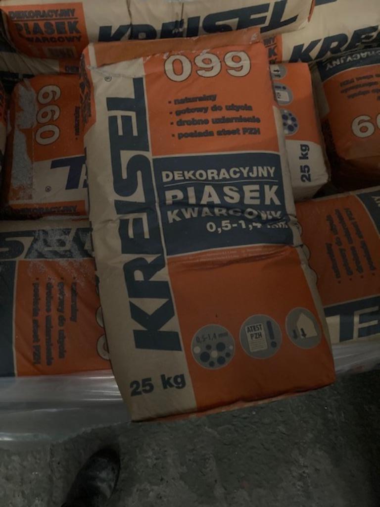 Kwartszand - in zakken van 25kg - ca. 8 paletten, Tuin en Terras, Zand, Nieuw, Zilverzand, Ophalen