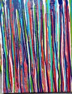 Les couleurs pleurent : peinture unique sur toile d'Axel, Ophalen of Verzenden