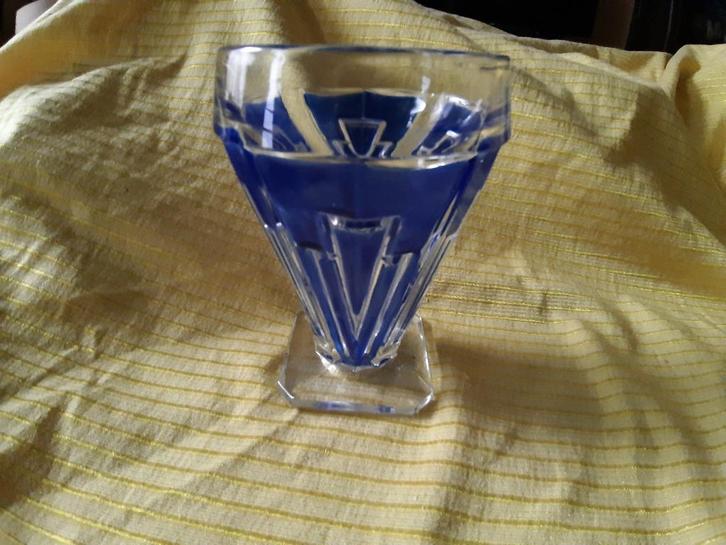 Vase Art Déco, Antiquités & Art, Antiquités | Verre & Cristal, Enlèvement ou Envoi