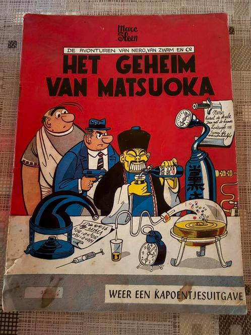 Oude Nero strip – Het geheim van Matsuoka– Kapoentjesuitgave, Boeken, Stripverhalen, Gelezen, Eén stripboek, Ophalen of Verzenden