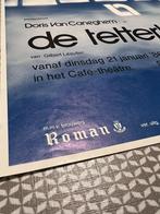 Vintage Poster Café Theatre Gent presenteert de Tettertrien, Deurposter of groter, Ophalen of Verzenden, Reclame, Rechthoekig Staand